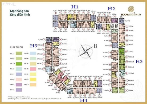 Cần bán căn 2PN, 1WC tại Hope Residence Phúc Đồng, giá 1.35 tỷ view nội khu 13910138