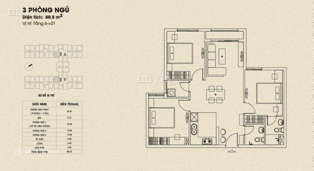 Cần cho thuê căn hộ ở chung cư Dream Home Palace, 75m2, 3PN 2WC giá 7 tr/tháng. Tel: 0975785550 13922401