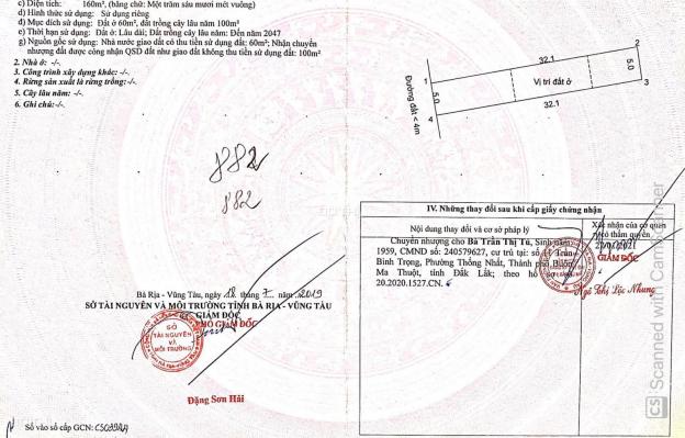 Bán đất sổ đỏ, thổ cư TX Phú Mỹ - Bà Rịa Vũng Tàu 7,9 triệu/m2 13922752