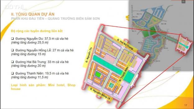 Bán lô đất mặt đường 37.5 m đối diện Sungroup Sầm Sơn, Thanh Hoá 13929586