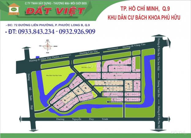 Hot! Bán đất lô vị trí đẹp KDC Bách Khoa, Nguyễn Duy Trinh, P. Phú Hữu, Q9, LH 0933843234 13929671