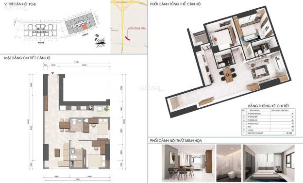 Bán căn hộ chung cư tại dự án Intracom Riverside, Đông Anh, Hà Nội diện tích 60m2 giá 24 triệu/m2 13930681