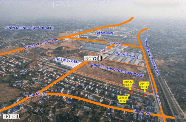 Bán đất đối diện KCN Yên Bình 2, giá đầu tư F0, Đón đầu cao tốc - Hạ tầng 13950615