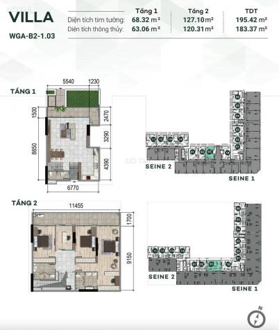 West Gate Villas - Shophouse 140m2, TT 15% nhận nhà, TTHC Bình Chánh, bến xe Miền Tây mới 13954136