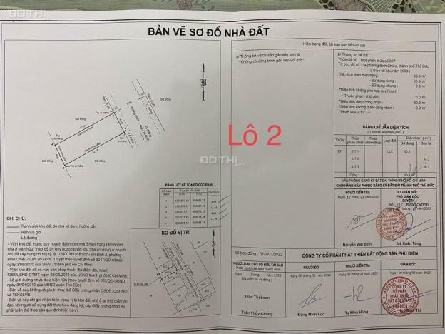 Bán đất nền dự án đường Ngô Chí Quốc, P. Bình Chiểu, Thủ Đức, HCM DT 51m2 giá 2,95 tỷ 0905358860 13965278