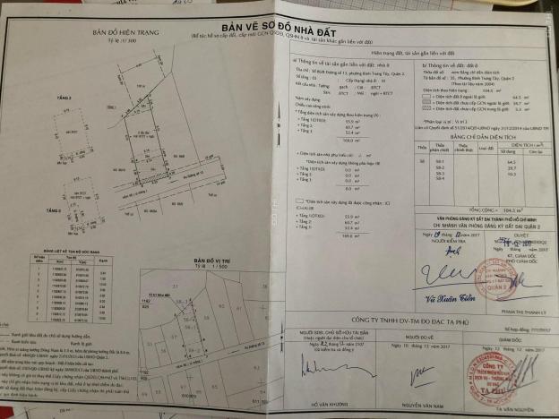 Nhà đẹp, 105m2, trệt 2 lầu, hẻm xe hơi, khu yên tĩnh, Bình Trưng Tây, Q2 13995010