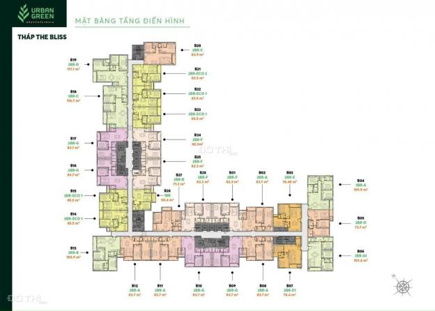 Siêu căn hộ mới Urban Green Thủ Đức 68m2 giá 3,5 tỷ CDT Đảo Kim Cương 14000702