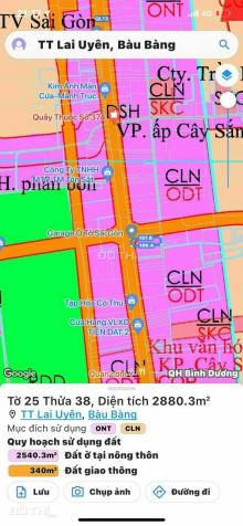 Bán lô đất ba mặt tiền đường QL 13 và đường Tạo Lực thị trấn Lai Uyên, Bàu Bàng, Bình Dương 14002224