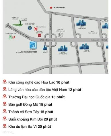 Bán đất nền dự án villas resort 10633 m2/ giá 62 tỷ Thạch Thất, Hà Nội 14006221