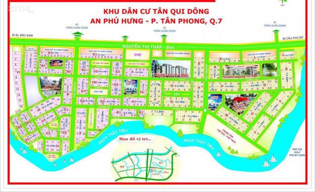 Lô góc 2 MT R16 đường 25 khu An Phú Hưng Phường Tân Phong Q7  14010661