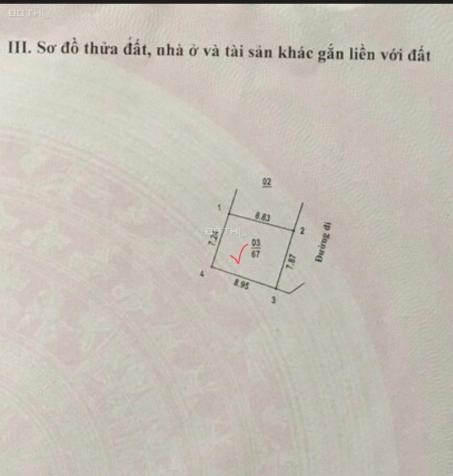 Bán đất gần UBND phường Đại Mỗ 67m2 MT 7.9m cách 1 nhà ra đường ô tô tránh giá 4.1 tỷ TL nhẹ 14015425