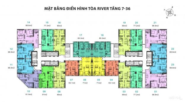 CH 2PN 2VS view sông Đuống thơ mộng, giá 0đ duy nhất chỉ có tại CC Eurowindow River Park, hỗ trợ NH 14012864