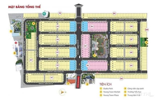 Đất Young Town siêu rẻ, Đức Hòa, DT 96m2, sổ hồng riêng, giá TT 640 triệu, 0909968987 14030768