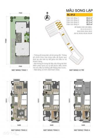 Bán liền kề biệt thự Sài Đồng sát Vinhomes Long Biên, Hà Nội diện tích 102m2 - 145m2 14038975