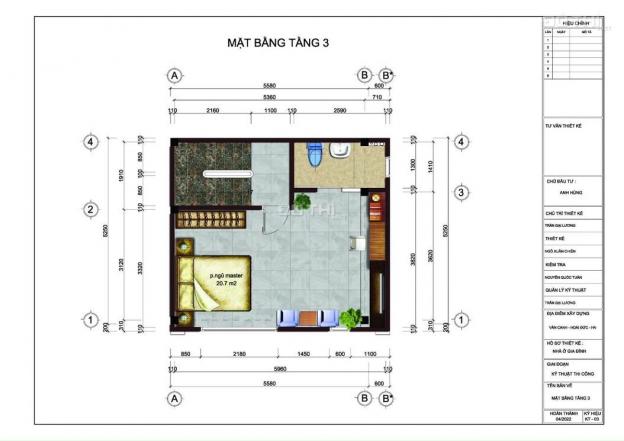 Bán nhà Vân Canh đường An Trai lô góc 2 mặt thoáng DT 32m2 x 5 tầng 5PN, MT 5.58m có gara ô tô 14041151