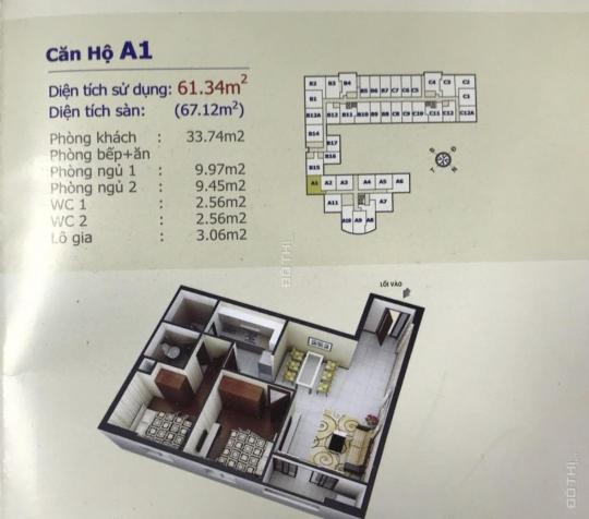 Bán căn hộ chung cư HQC Hóc Môn chỉ 1,28 tỷ căn 64m2 14039967