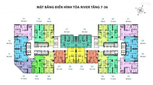 Bán căn hộ chung cư tại dự án Eurowindow River Park, Đông Anh, Hà Nội diện tích 68m2 giá 1.75 tỷ 14057191