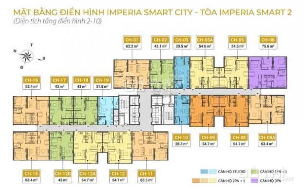 Cắt lỗ sâu căn 2PN + 1 view biển hồ Imperia Smart City, giá 2.1 tỷ, LS 0%, CK 25%, LH: 0961148581 14058968