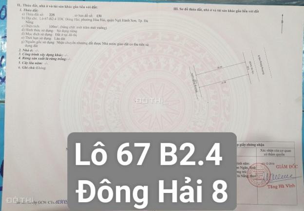 Bán đất đường Đông Hải 8, 200m2 đất biển lại đối diện công viên rất đẹp, tiềm năng 14061574