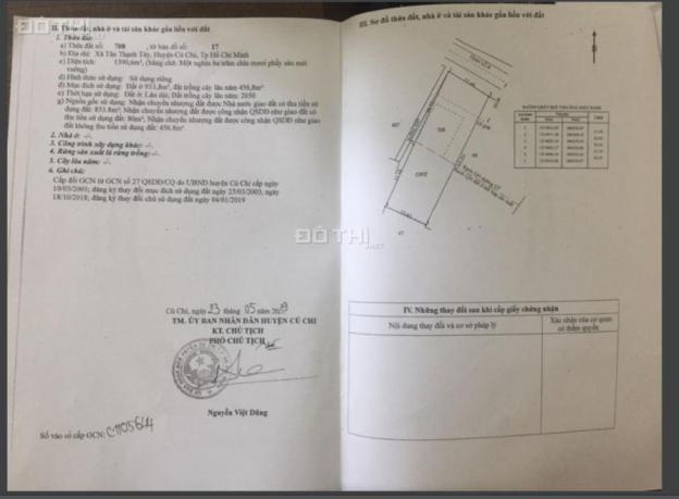 Chính chủ kẹt tiền cần bán gấp lô đất 2 mặt tiền Tỉnh Lộ 8, Củ Chi, HCM 14064435