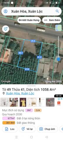 Bán đất tại đường Quốc Lộ 1A, Xã Xuân Hòa, Xuân Lộc, Đồng Nai diện tích 1058m2 14065344