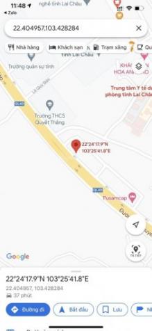 Chính chủ bán mảnh đất phân lô 105 m2 tại phường Quyết Thắng, TP Lai Châu 0913505280 14069727