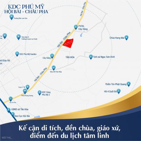 Đất nền KDC Phú Mỹ, xã Tân Hoà, mặt tiền đường Hội Bài Châu Pha 14077896