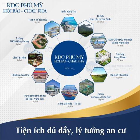 Đất nền KDC Phú Mỹ, xã Tân Hoà, mặt tiền đường Hội Bài Châu Pha 14077896