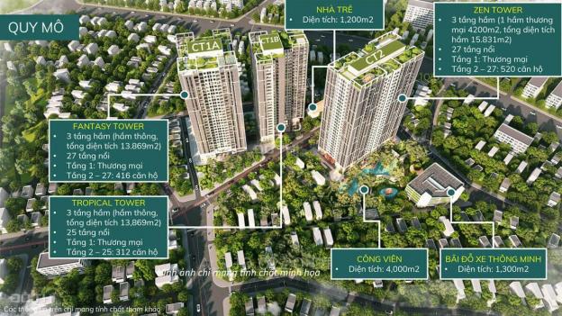 Chính chủ bán gấp căn hộ T1510 tòa Tropical 65m2 tầng trung dự án Feliz Home giá 2,32 tỷ 14081155