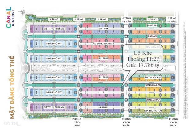 Bán lô IT1 - 30 khe thoáng 6m, DT 150m2, nhà 2 mặt tiền view cá Koi, dự án Merry Land Quy Nhơn 14085423