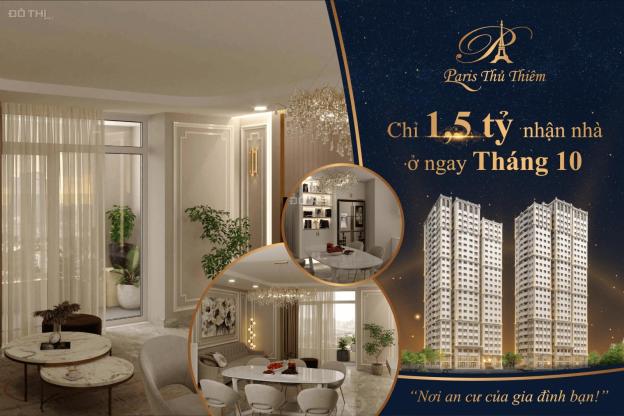 Căn hộ cao cấp Paris Thủ Thiêm, giá bán chỉ 1.5 tỷ/ 1 căn 2 phòng ngủ, nhận nhà tháng 10/2022 14090125