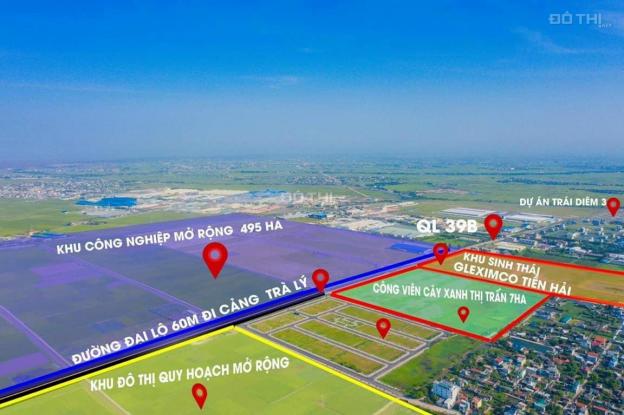 Bán đất đấu giá đối diện khu công nghiệp lớn Tiền Hải - Thái Bình - đã có sổ đỏ - đầu tư siêu lời 14090731