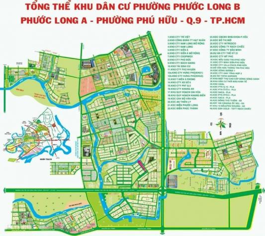 Bán nền đất góc 2 mặt tiền đường 659 KDC Phú Nhuận - Phước Long B, Q9 14090795