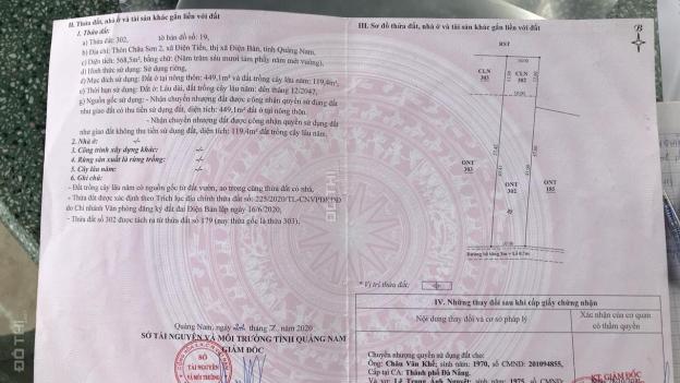 Bán lô đất nhà vườn tại xã Điện Tiến, Điện Bàn, giá đầu tư 14097832