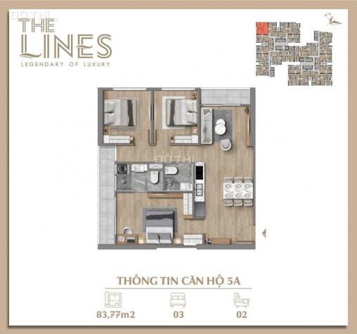 Quỹ hàng dự án The Lines, căn hộ cao cấp chuẩn 5 sao tiếp giáp BT Vườn Mai Ecopark, HTLS 24 tháng 14100800