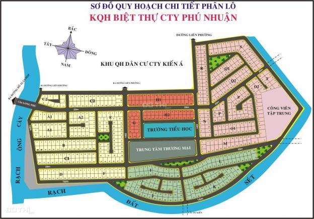 Bán nền đất biệt thự khu Phú Nhuận Đỗ Xuân Hợp, DT 14.5x20m, sổ đỏ cá nhân 14105259