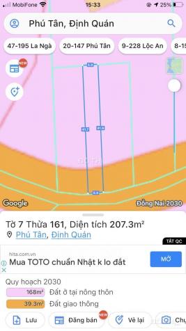 Lô đất đẹp Phú Tân, Định Quán, đường 2 oto tránh nhau, gần chợ Phú Tân 14135215