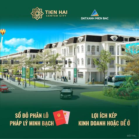 Đất nền sổ đỏ từ 25tr/m2 - Tiền Hải Center City - khu kinh tế biển số 1 Thái Bình, CK lên tới 11% 14144719