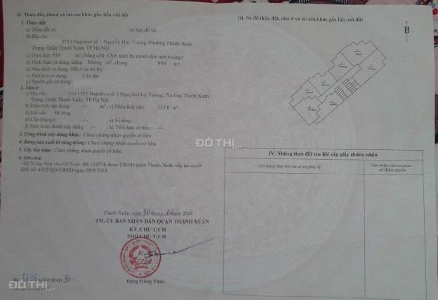 Bán giá tốt, chung cư Hapulico tòa 17T1 Nguyễn Huy Tưởng, Thanh Xuân, 118m2, 3PN 14145592