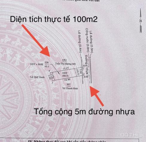 Bán đất tại 1/đường Nguyễn Bình (chợ K8), Phường Phú Lợi, Thủ Dầu Một, Bình Dương 95 m2 giá 3.1 tỷ 13982903