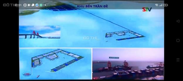 Chính chủ cần bán 30m mặt tiền Nam Sông Hậu nằm ngay dự án cảng nước sâu Trần Đề, Sóc Trăng 14159527