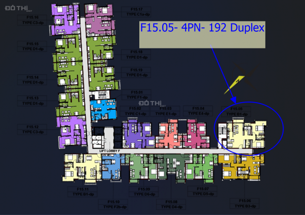 Celadon City bán Duplex Emerald F15.05, căn cuối giá gốc CĐT - Chỉ 7,63 tỷ - Full nội thất 14170170