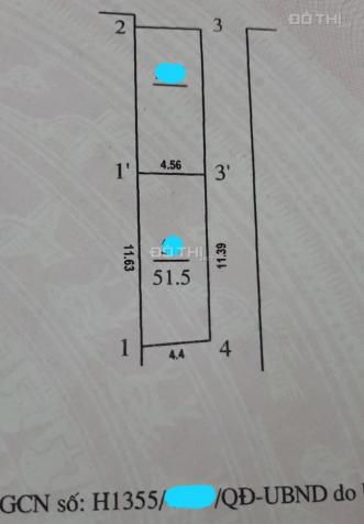 Bán đất Đại Mỗ, lô góc 2 mặt thoáng, cách đường Đại Mỗ 50m, DT 51,5m2, MT 11.39m, nở hậu 14171348