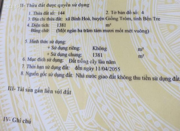 Bán 2 miếng đất vườn, 2 sổ gần 2 công, đường ô tô, gần chợ, trường học, công viên 14178302