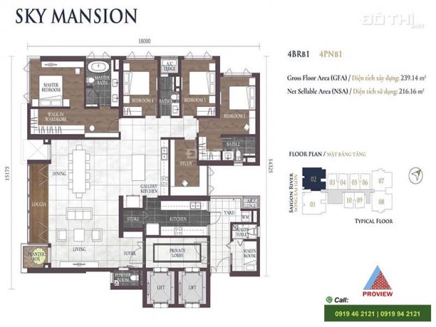 Sky Mansion Feliz En Vista bán căn hộ 4PN full nội thất view sông + Landmark81 14194851
