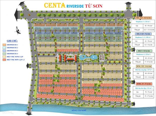 Nhận giữ chỗ Centa Riverside VSIP Từ Sơn giá F0 hỗ trợ vay bank lãi suất 0% 14204506