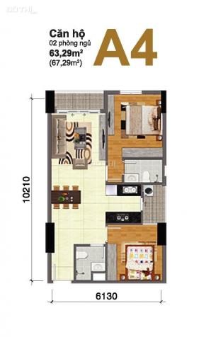 Chính chủ cần bán căn thương mại sang tên công chứng ngay chung cư Bộ công an Quận 2 67m2 2PN 2WC 14204537