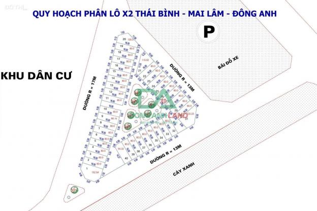 Bán đất đấu giá X2 Thái Bình Mai Lâm Đông Anh đường 10m 14205300