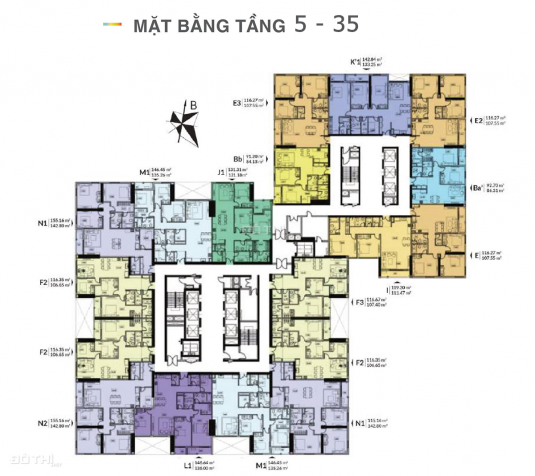 Chính chủ cần bán gấp căn 18 chung cư 105 Hải Phát, DT: 137.54m2, giá: 3.2 tỷ. LH: 0904999135 14216755