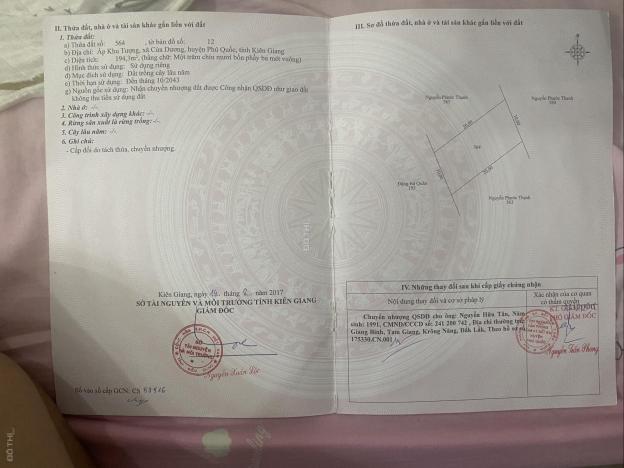 Bán gấp lô đất giá ngộp, quy hoạt đất ở sổ hồng riêng, tại Phú Quốc 14229077